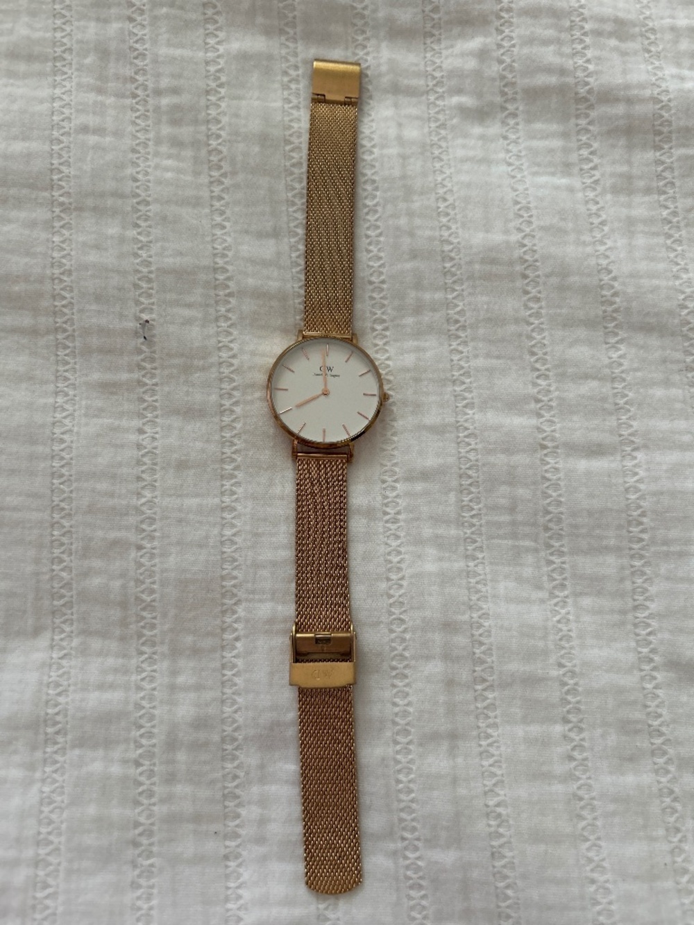 Daniel Wellington gold watch